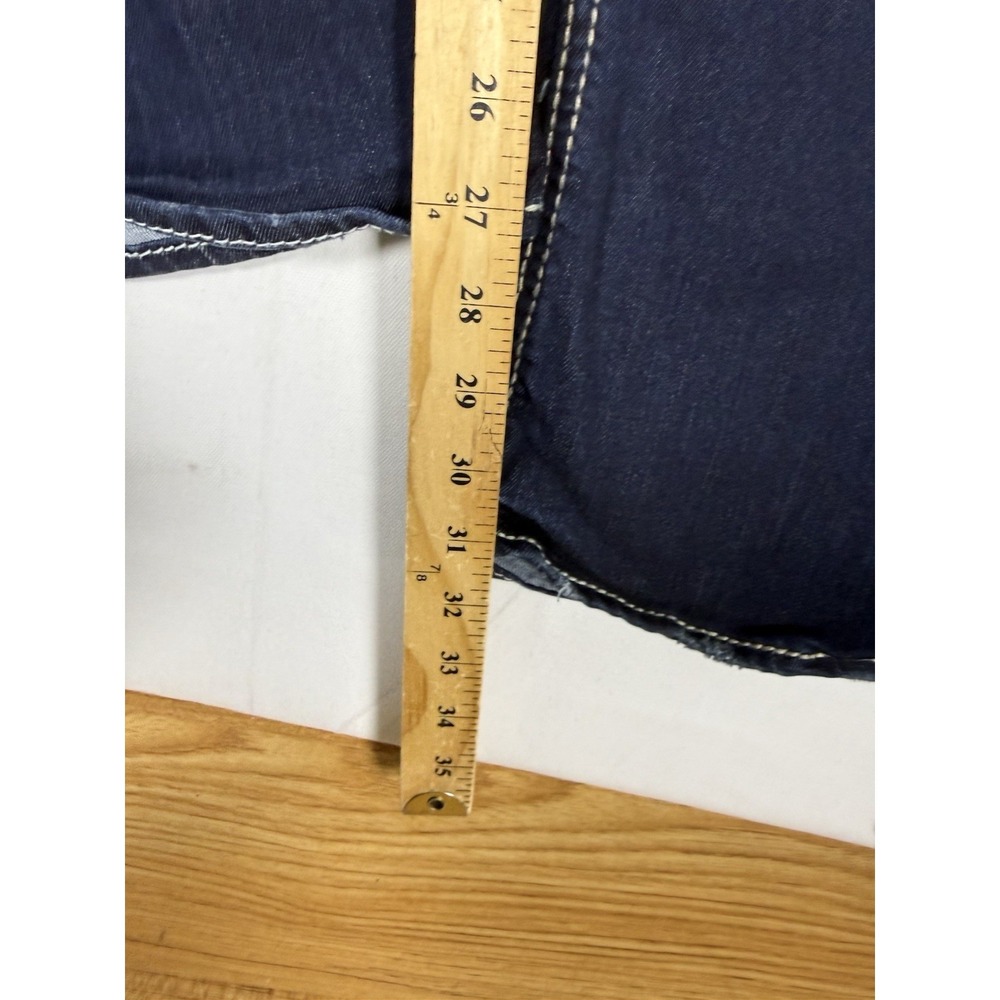 BKE BUCKLE Jean Men 30x32 Blue Wash Jake Straight Leg Regular Fit Stretch Cowboy - Picture 5 of 6